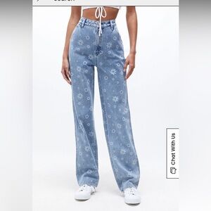 NWT SOLD OUT PacSun tonal Boyfriend Carpenter Pants jeans size 26